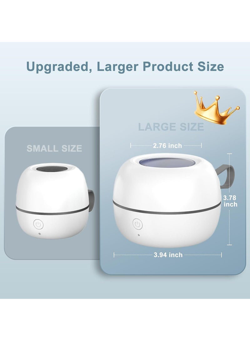 INSIJAM Upgraded Portable Pacifier Sanitizer UV Light Sanitizer Box Cleaned in 3 Minutes 70 Disinfection Cycles USB Rechargeable Baby Pacifier On The Go - Image 5