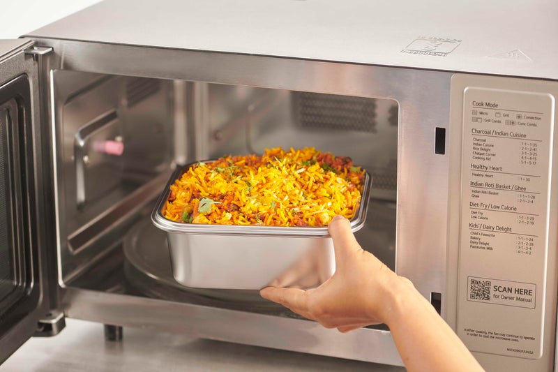 Celltone Fridge to Oven Microwave Safe Stainless Steel Reusable Food Storage Containers with Leak-Proof and Airtight Lids (Square 1500 ML) - Image 2