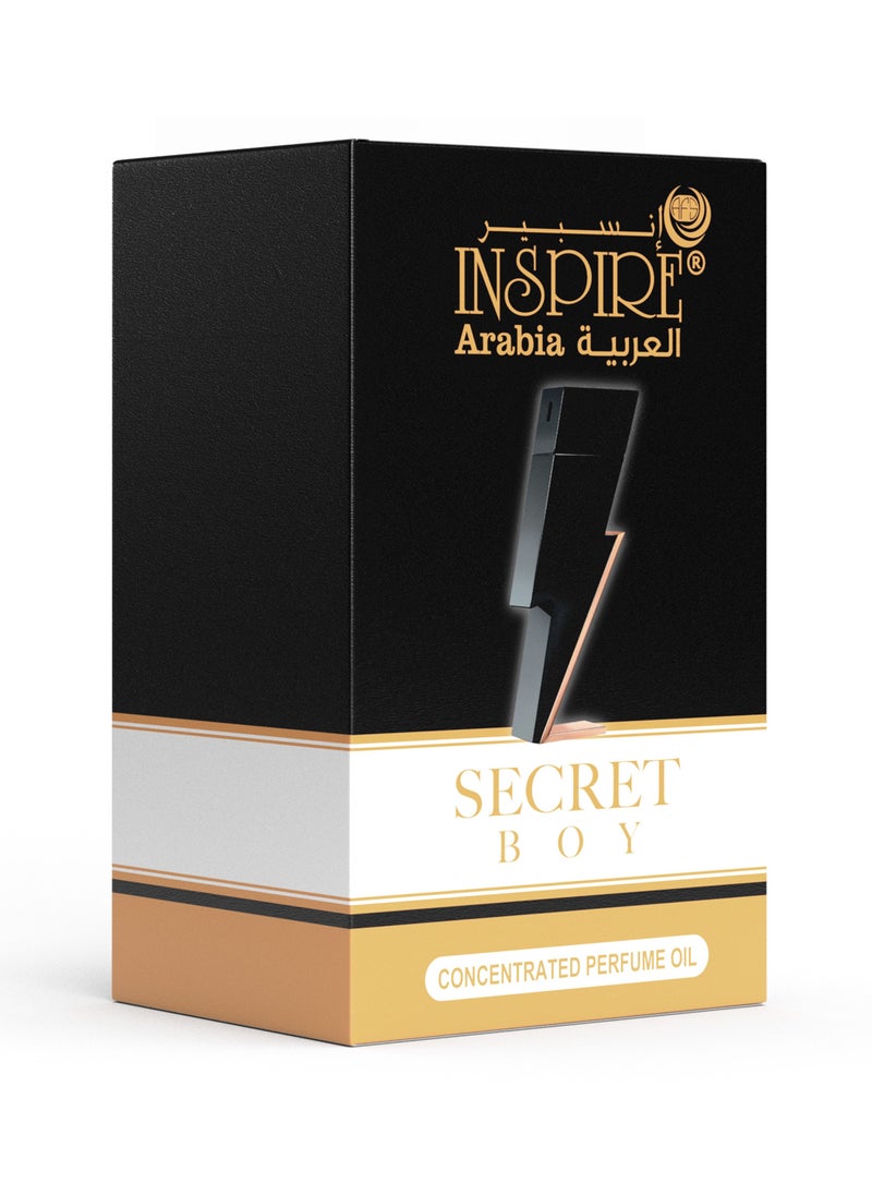 Inspire Secret Boy 20ML Concentrated Perfume Oil  - Image 2