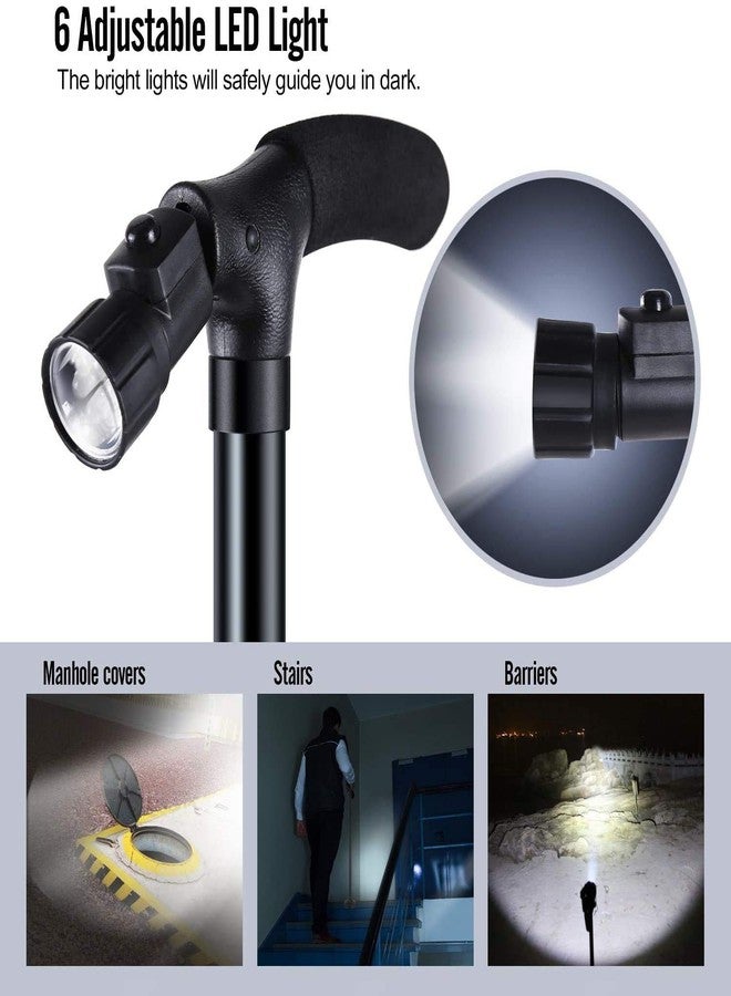 TEKCOOL Cane with Non-Slip Grip Handle for Men & Women,Walking Stick,Adjustable Walking Cane - Image 2
