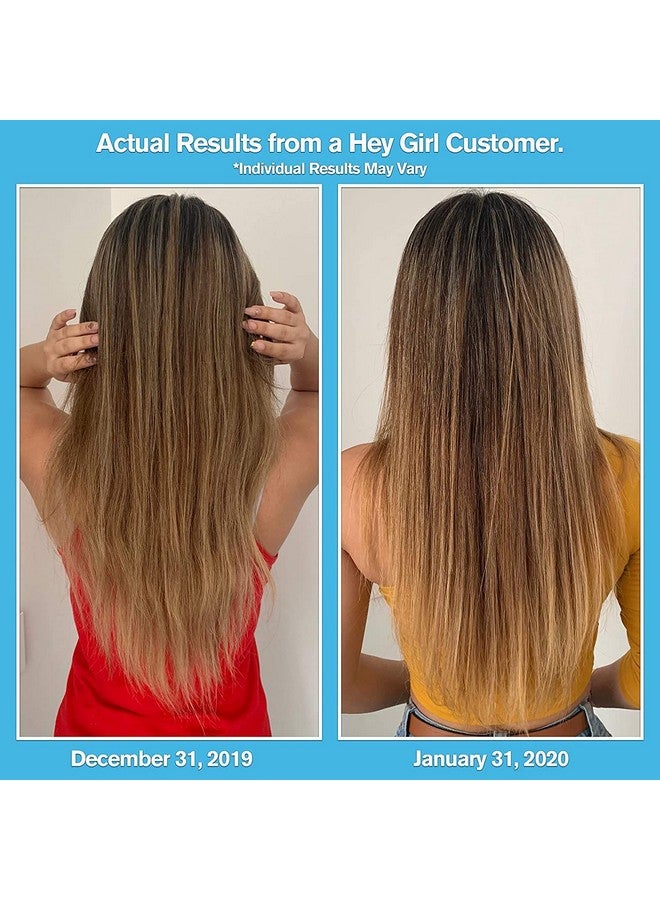 HEY GIRL NUTRITION Hair Vitamins To Help Thinning And Fallout Hair Supplement To Grow Hair Faster Stronger & Have Healthy Skin & Nails Scientifically Made With Biotin Keratin Folic Acid Vitamin B C - Image 5