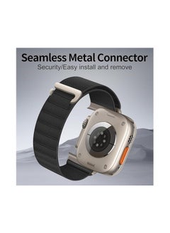XICEN 3 Pack for Apple Watch Alpine Loop Band 49mm 45mm 44mm 42mm , Adjustable Metal C-Hook,  Nylon Woven Sport Strap for iWatch Series Ultra/8/7/SE/6/5/4/3/2/1 Multicolor  - Image 5