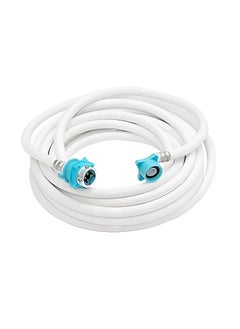 NEW WARE New Ware 6 Meter Flexible PVC Washing Machine Inlet Hose Universal Water Inlet with Tap AdaptorConnector for Top Front Load Fully Automatic Washing Machines White  - Image 1