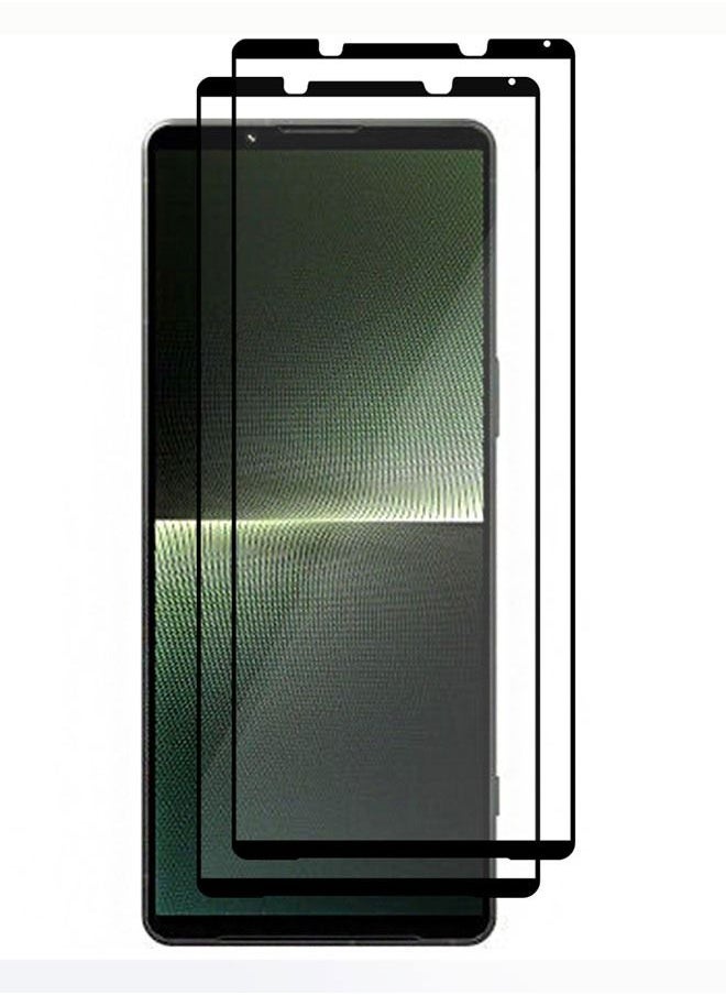 Sony Xperia 1 V Case And 2 Screen Protector Soft TPU Bumper Protective Back Blue