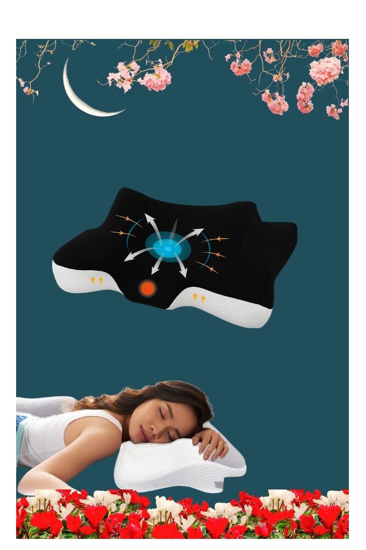 Ergonomic Cervical Memory Foam Pillow for Neck & Shoulder Pain Relief – Orthopedic Pillow for Sleeping & Neck Support Pillow for Side & Back Sleepers – Breathable & Hypoallergenic - Image 2