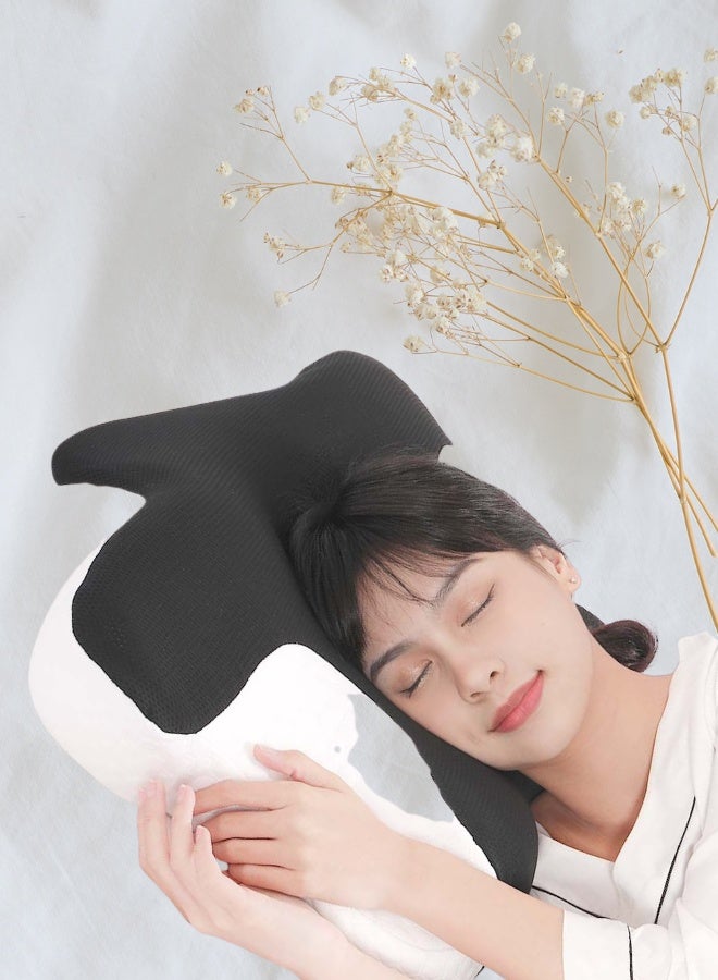 Ergonomic Cervical Memory Foam Pillow for Neck & Shoulder Pain Relief – Orthopedic Pillow for Sleeping & Neck Support Pillow for Side & Back Sleepers – Breathable & Hypoallergenic - Image 4