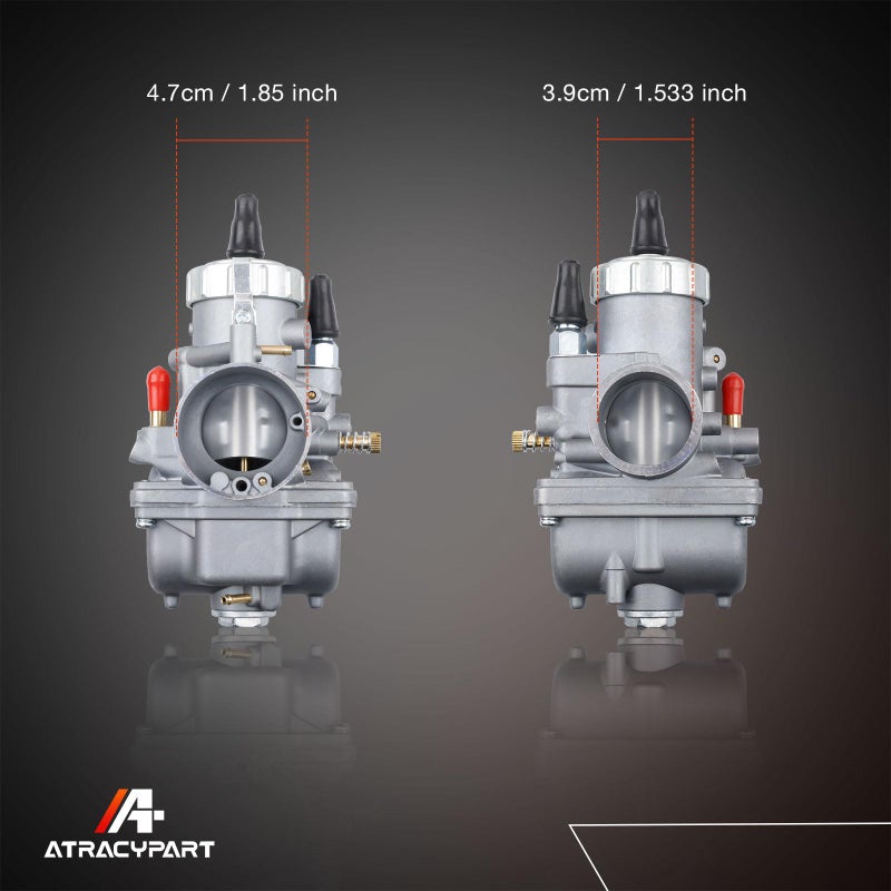 ATRACYPART 2 Stroke Polaris Carburetor Compatible with Scrambler Sportsman Sport Xplorer Trail Blazer Big Boss 400 400L 1994-2002 Engines Carb Replace#3130710 3130574 3130957 3131323 3131404 - Image 4