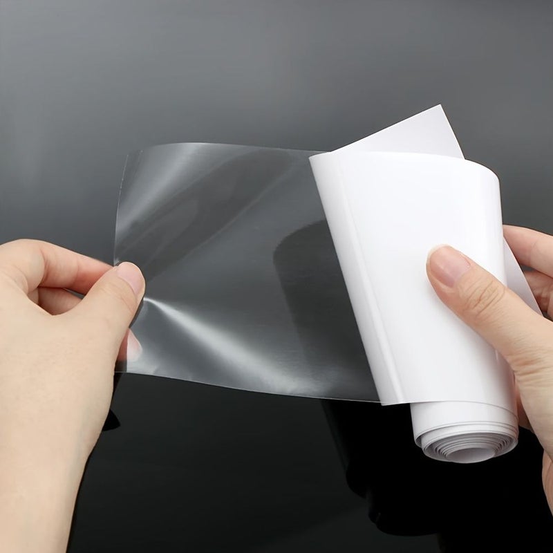 Clear Vinyl Paint Protection Film 3.94x118.11inch Anti Scratch Car Bumper - Image 5