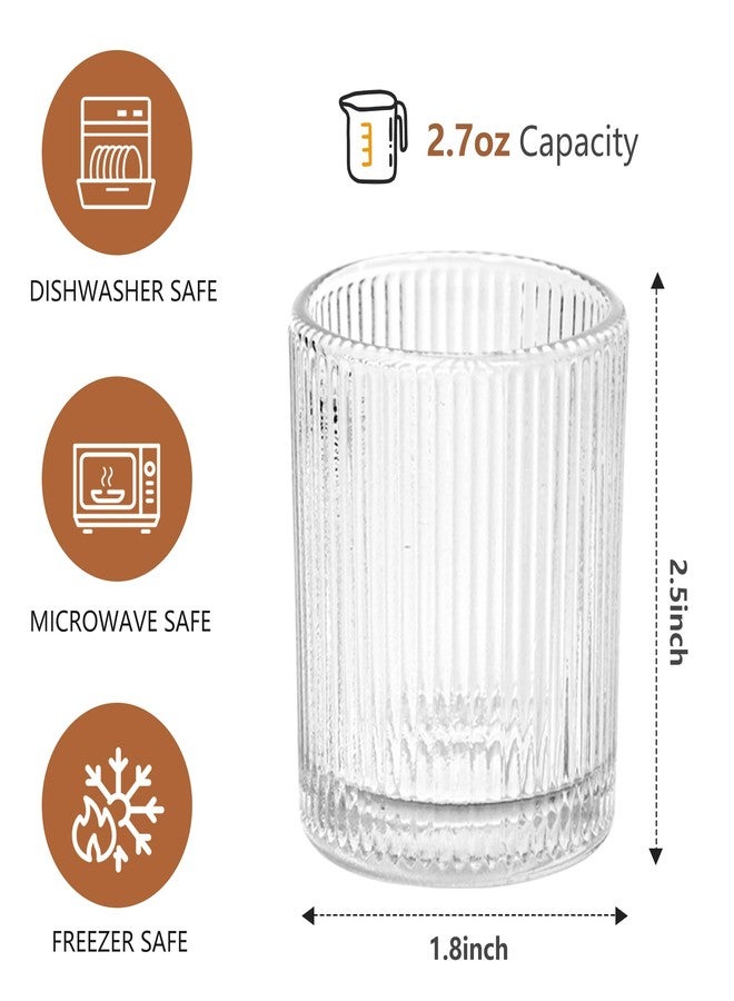 Icesip Shot Glass, 3oz Mini Shot Glass Set of 12,Vintage Fancy Shot Glass Set,Cute Shot Glasses,Small for Vodka, Whiskey, Tequila, Espressos, Spirits & Liquors - Image 2