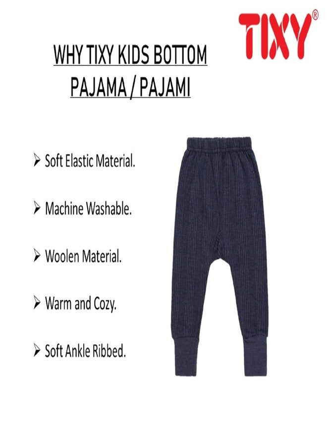 TIXY Baby Boys/Girls Woollen Thermal Pyjamas/Pants - Warm & Cozy for Infants/Toddlers (0 Months to 4 Years) - Winter Essential! Multicolour - Image 3