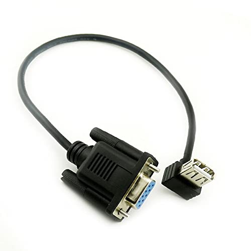Vanki 1Pcs RS232 DB9 Female to USB 2.0 A Female Serial Cable Adapter Converter 8" Inch 25cm - Image 4