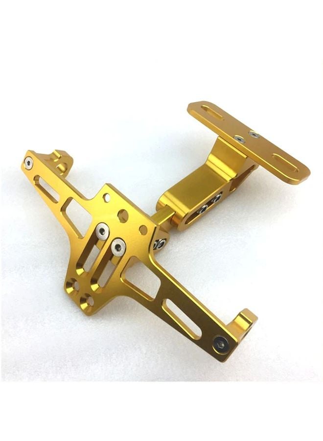 Golden Color CNC Motorcycle Aluminum License Plate Holder Bracket for Kawasaki Z750 Z800 Ninja 250 650 Yamaha TMAX 500 - Image 5