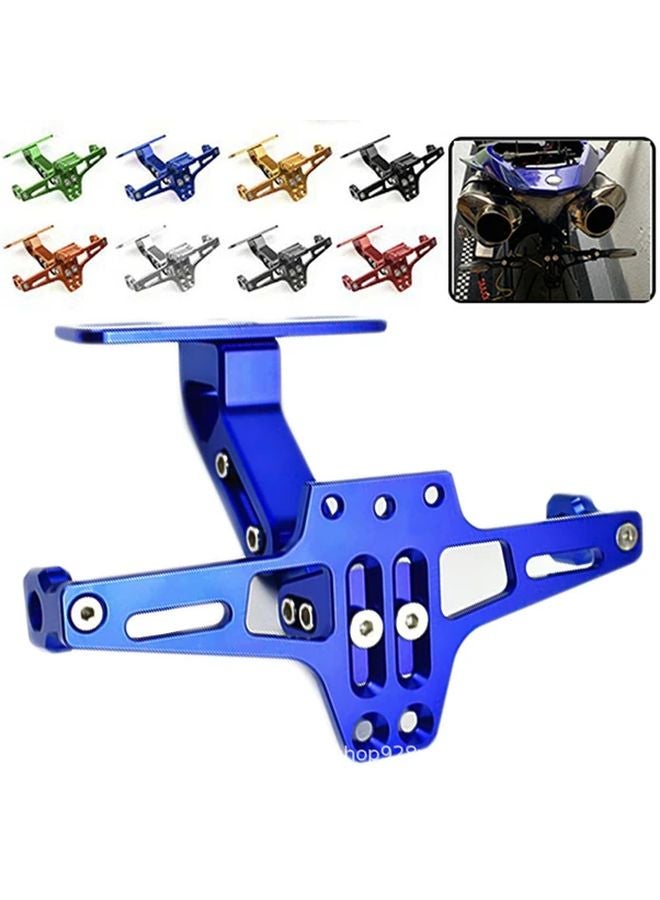 Golden Color CNC Motorcycle Aluminum License Plate Holder Bracket for Kawasaki Z750 Z800 Ninja 250 650 Yamaha TMAX 500 - Image 1