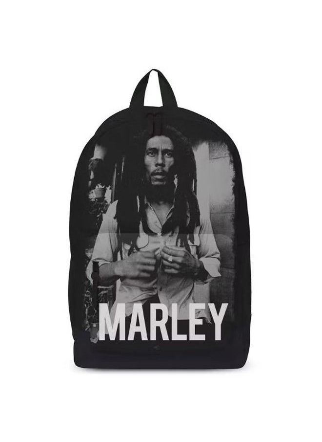 ROCKSAX - Bob Marley backpack Portrait  Design - Black White - Image 1