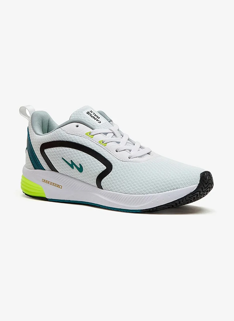 كامبس Men Camp Karl Die Cut Eva Lace-Up Running Shoes-White