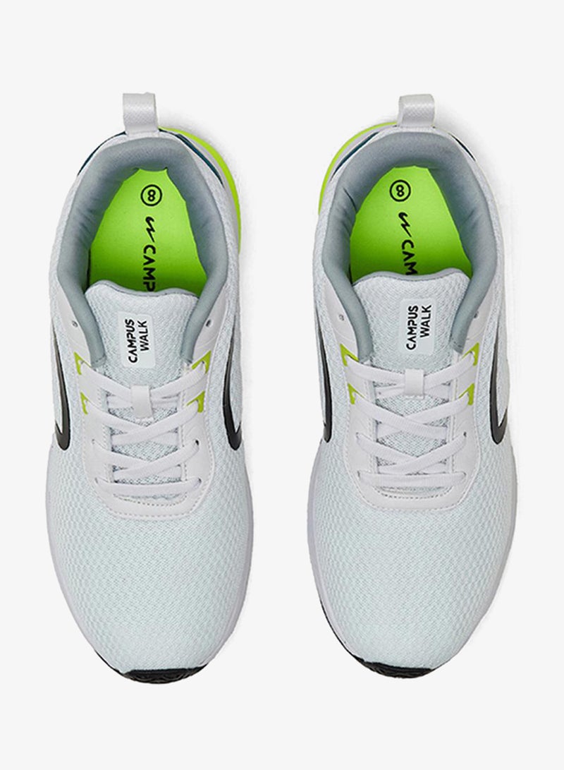CAMPUS Men Camp Karl Die Cut Eva Lace-Up Running Shoes-White - Image 4