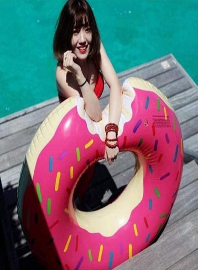 Generic Donut Pool Gigantic Inflatable Float Swimming Jumbo Ring Summer Tube Water Toys90cm  - Image 2