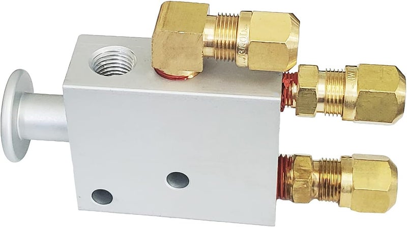 Torque Quik-Draw 3-Way Auto Reset Valve with Fittings (Replaces Hendrickson VS-25223 VS-25224 VS25223 VS25224) (TRVS25224) - Image 2