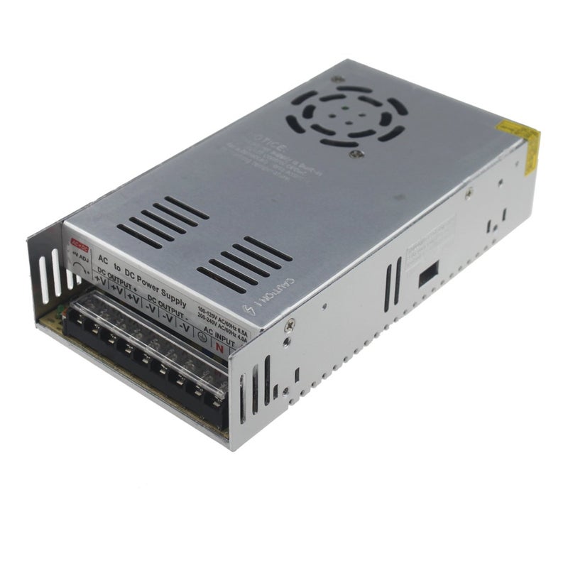 Rextin DC 5V 60A 300W Regulated Transformer Power Supply Driver SW For LED Strip Lights (300W) - Image 2