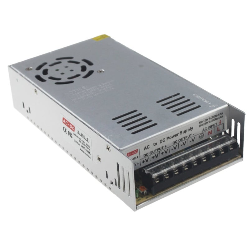 Rextin DC 5V 60A 300W Regulated Transformer Power Supply Driver SW For LED Strip Lights (300W) - Image 3