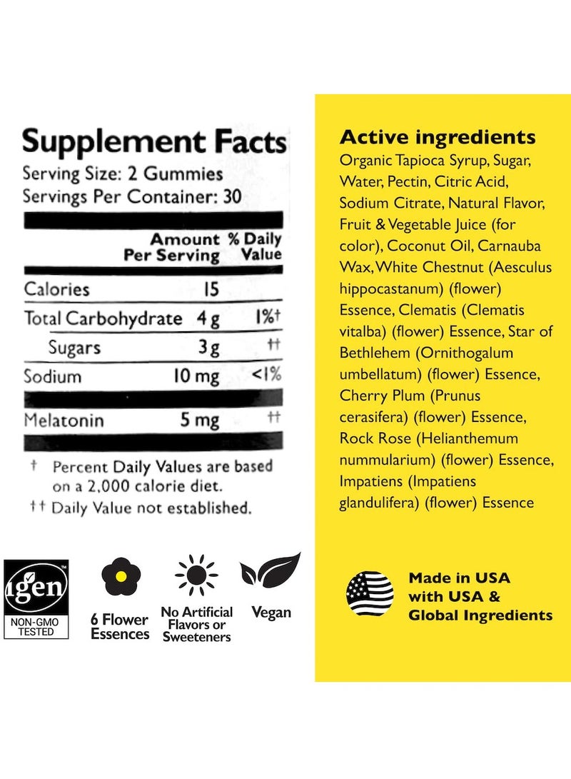 باتش حلوى باخ ريسكيو بلس للنوم بنكهة الفراولة - 60 حلوى - Image 3