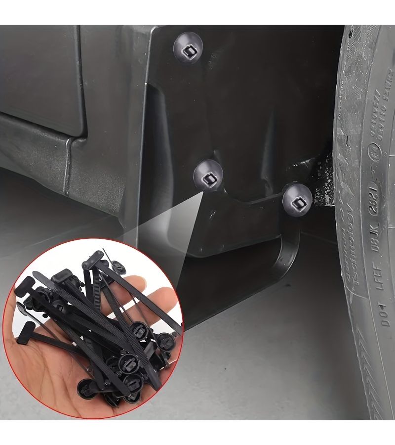 110 Pcs Durable Self Locking Nylon Cable Ties Black 3 54 0 79 Inch - Image 3