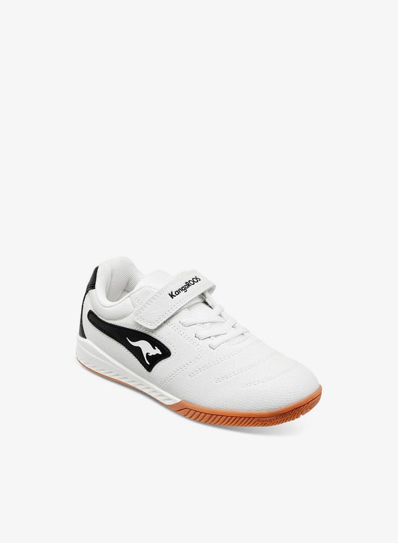 kangaROOS Boys' Logo Applique Shoes with Hook and Loop Closure - Image 2