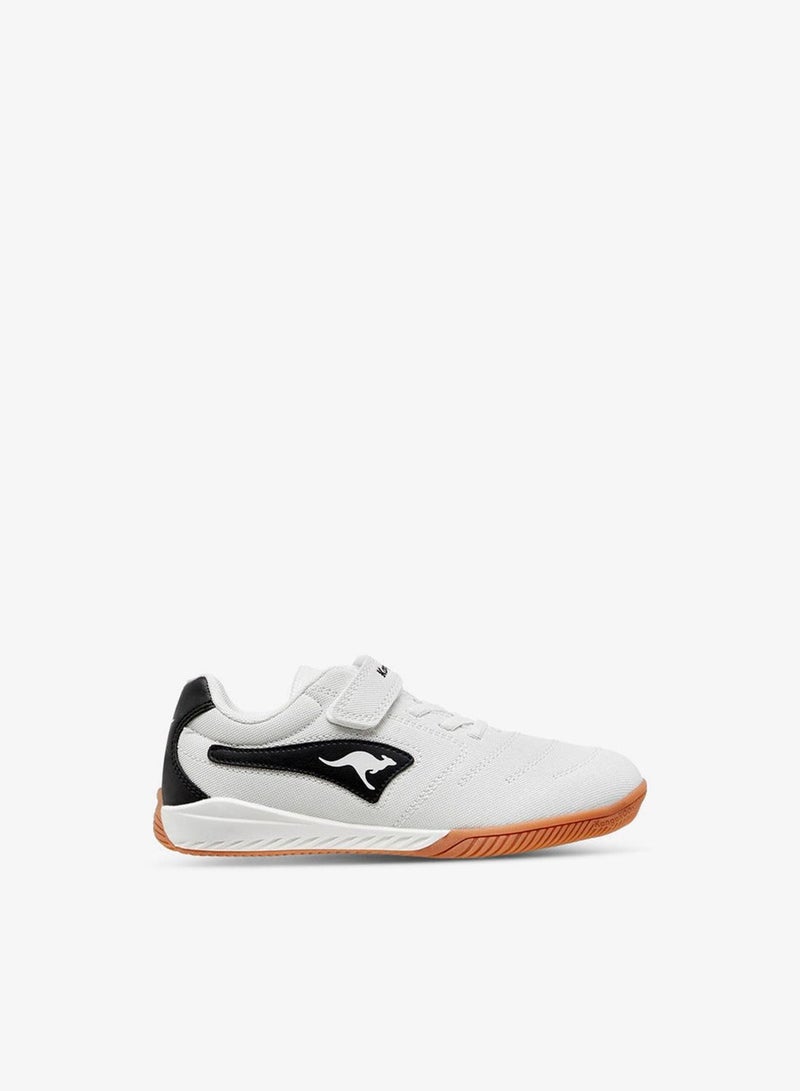 kangaROOS Boys' Logo Applique Shoes with Hook and Loop Closure - Image 1