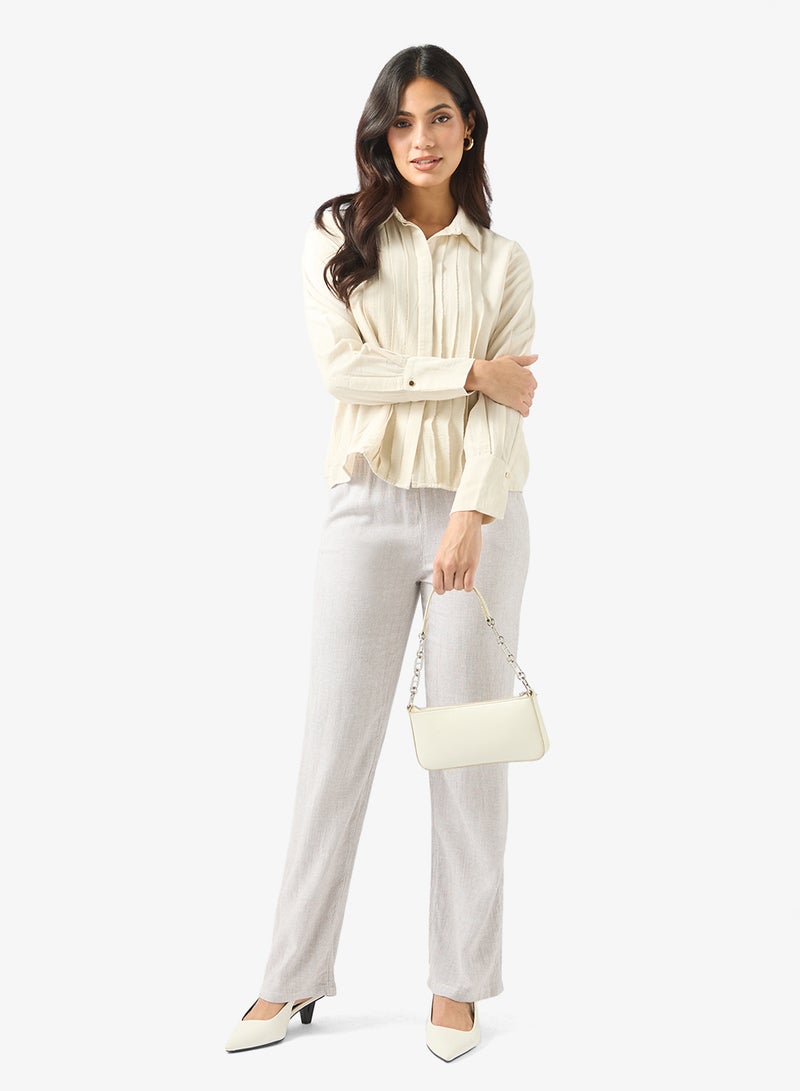VERO MODA LYRA Long Sleeve Button Down SHIRT - Image 4