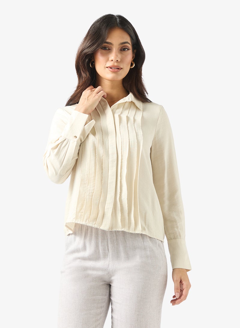 VERO MODA LYRA Long Sleeve Button Down SHIRT - Image 1