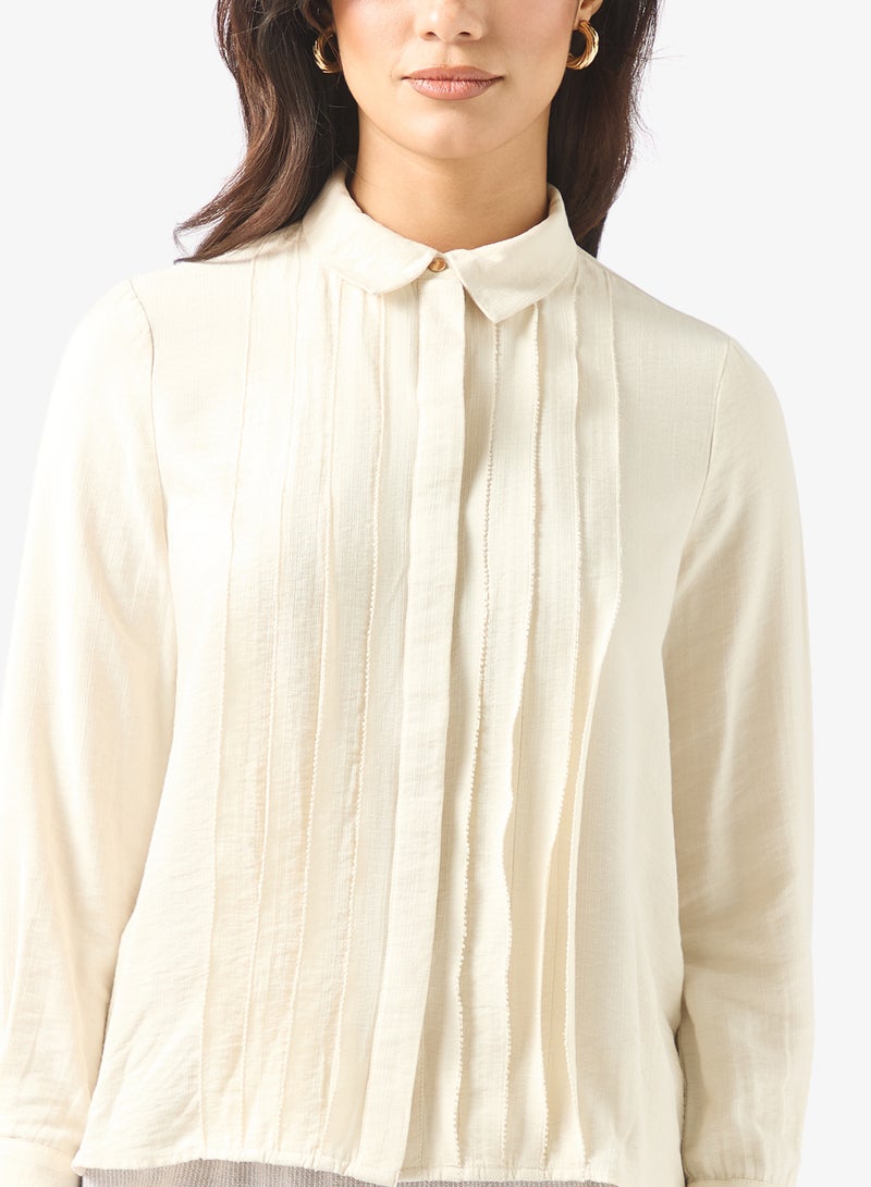 VERO MODA LYRA Long Sleeve Button Down SHIRT - Image 3
