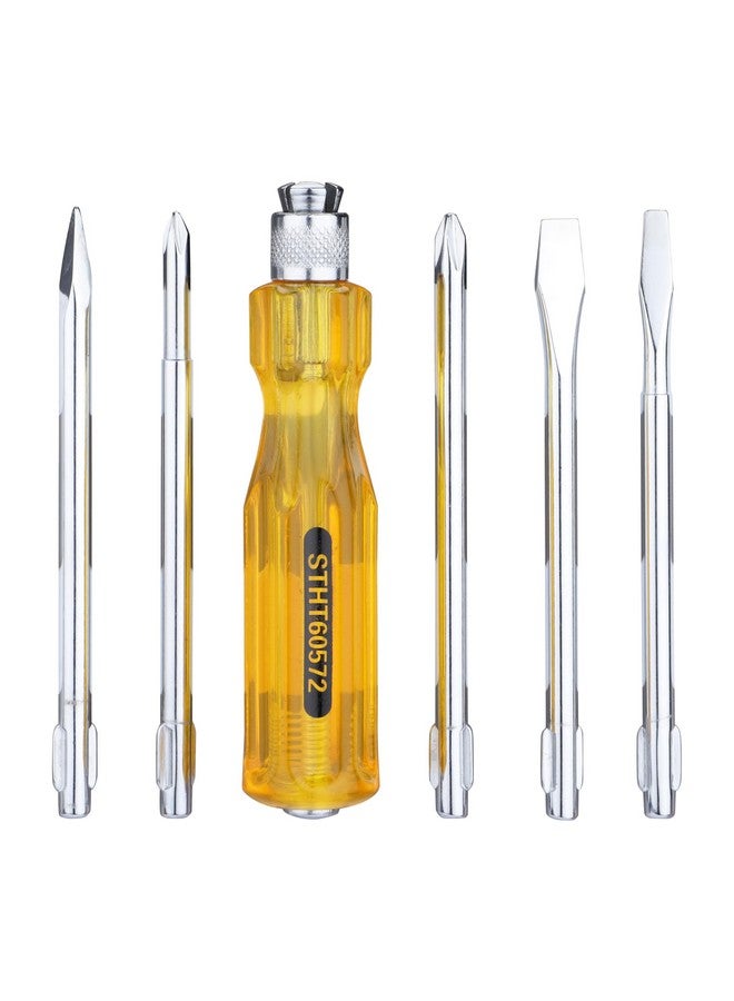 STANLEY STHT60572-8B 5 Pcs Screwdriver Set - Yellow & Silver - Image 2