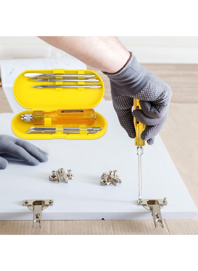 STANLEY STHT60572-8B 5 Pcs Screwdriver Set - Yellow & Silver - Image 5