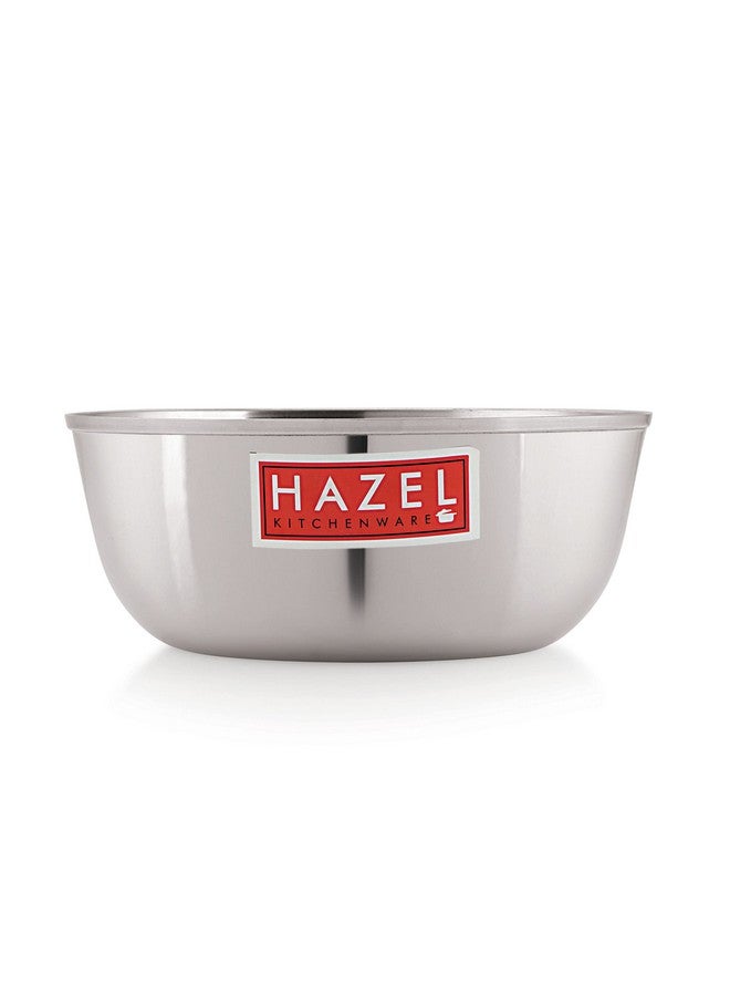 HAZEL Stainless Steel Serving Bowl | Steel Bowls for Soup, Salad, Ramen, Cereal | Steel Vati 400 ML - Image 5