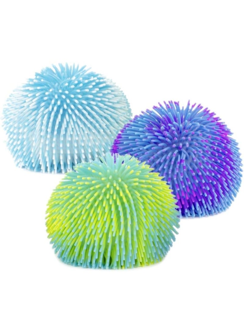 squishy Giant Puffer Ball – Sensory Jiggly Ball 8 cm, Soft Spiky Squishy Stress Relief Fidget Toy, Random Colour 1 PCS - Image 1