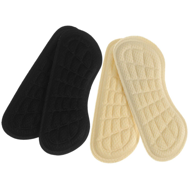4 Pairs Adhesive Heel Pads Anti-Slip Cushion Inserts Comfortable Shoe Protector Prevent Blisters - Image 2