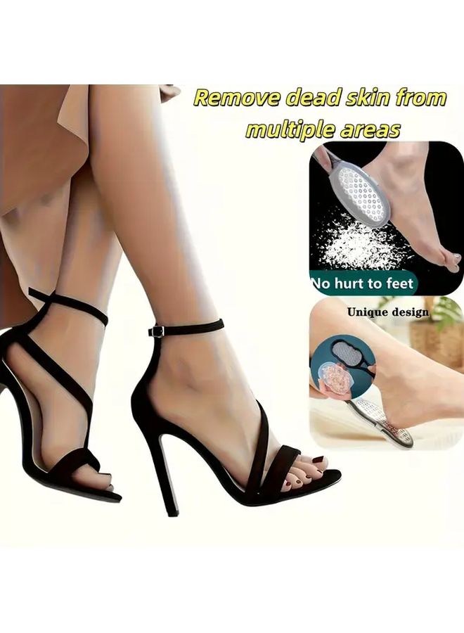 مِبْرَدُ الأقدام الثقيل الأسود المعدني للحاجات الشاقة وأداة العناية بالأقدام بحجر الخُفَّان - Image 2