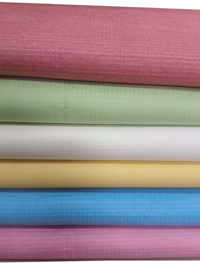 3A Featuretail Tissue Paper/Non Woven Fabric for Craft, Pom Pom Flowers Making and Bouquet Wrapping 24 Inch x 27 Inch 25 Sheets (Multicolor Texture) - Image 2