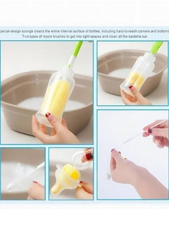 TNGames Bottle and Nipple Brush Set，6-Piece Multipurpose Baby Feeding Bottle Nipple And Straw Cleaning Brush Set，high temperature resistance, food grade raw materials  - Image 2