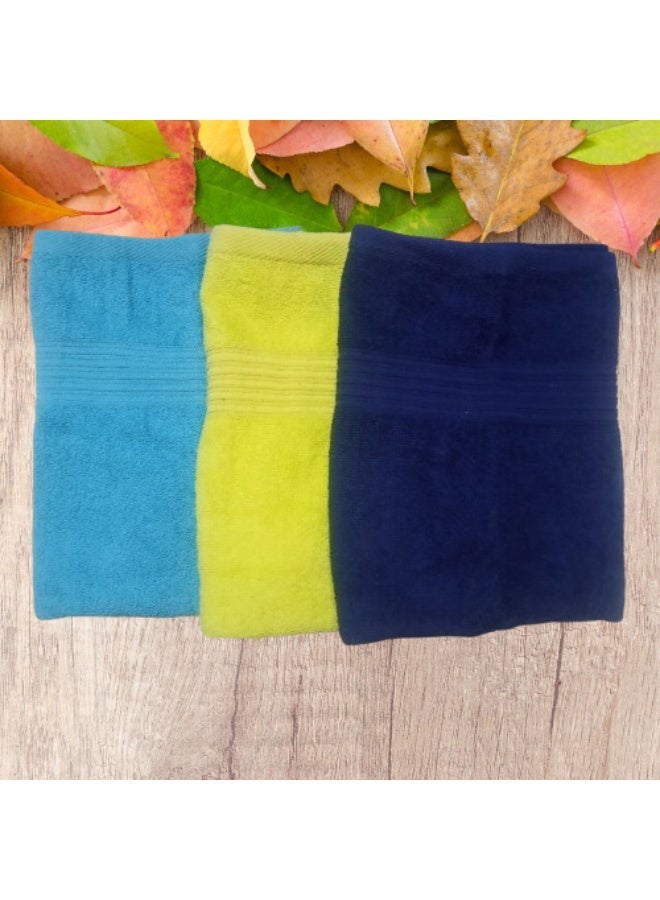 طقم فوطة قطن عدد 3 قطع جودة عالية - Image 1