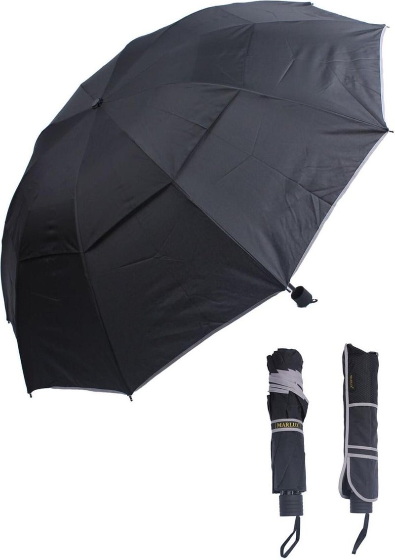 Kemer Dünyası Folding Manual Special Protocol Size Quality Black Umbrella - Image 1