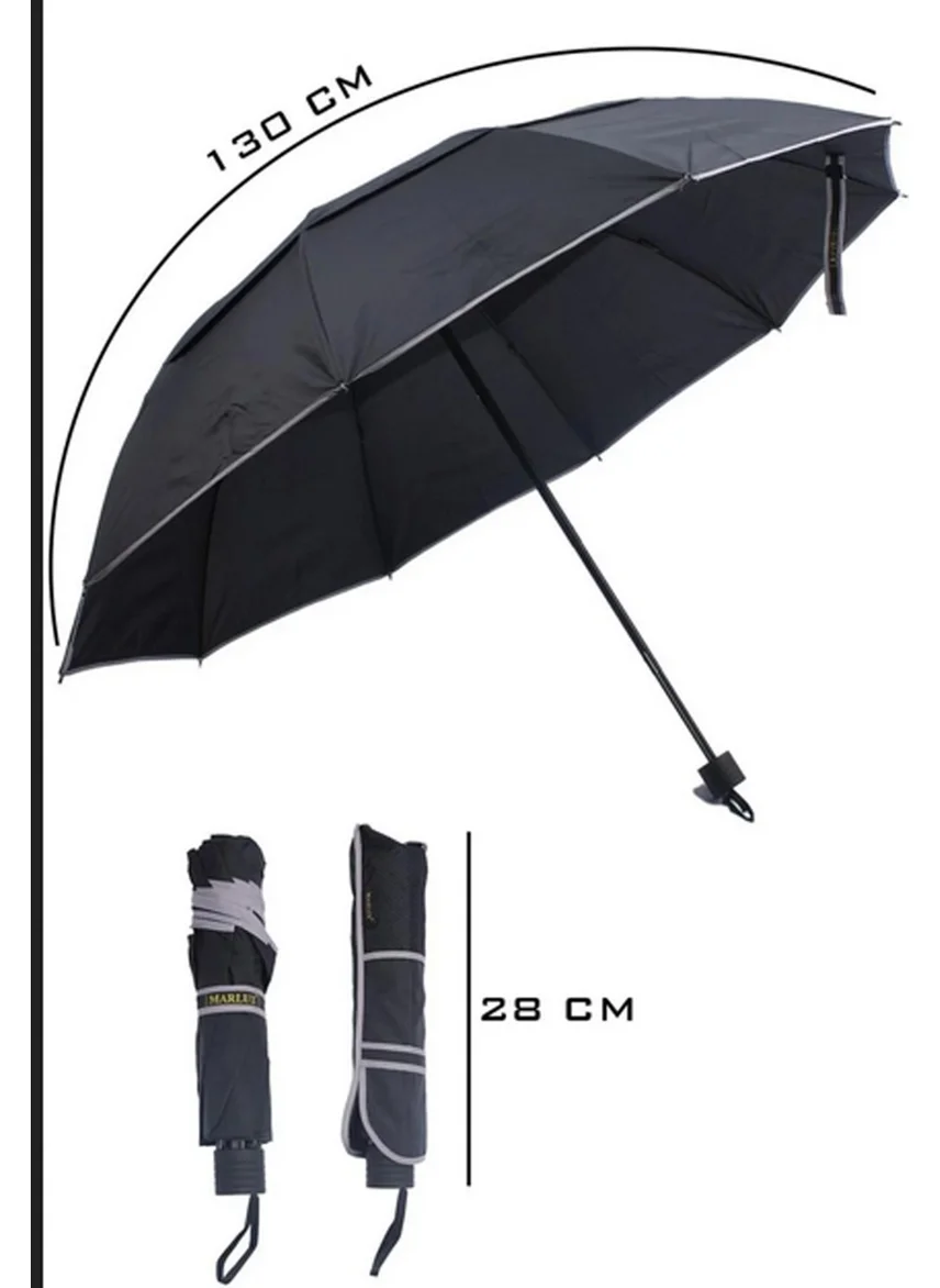 Kemer Dünyası Folding Manual Special Protocol Size Quality Black Umbrella
