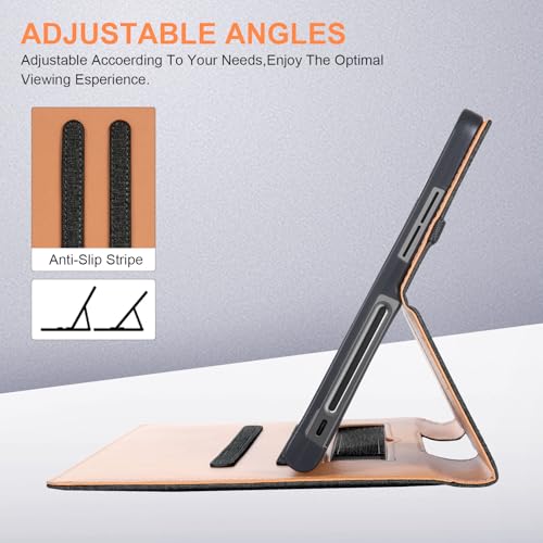 Vakarey for Lenovo Tab Plus Case Multi-Angle Support Cover for Lenovo Tab Plus 11.5 Inch Case with Pen Holder,Black - Image 4