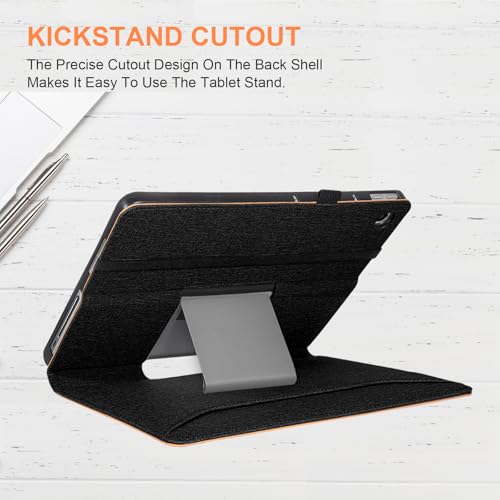 Vakarey for Lenovo Tab Plus Case Multi-Angle Support Cover for Lenovo Tab Plus 11.5 Inch Case with Pen Holder,Black - Image 5