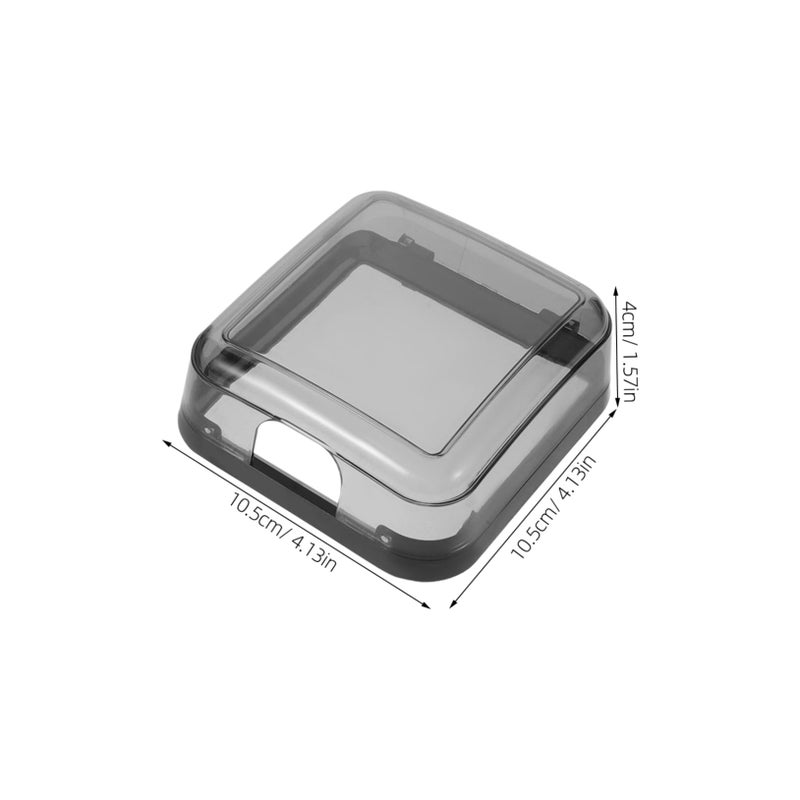 Garneck 2Pcs Self Adhesive Plug Guards Childproof Black Outlet Covers - Image 3