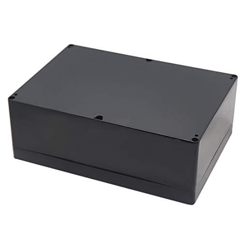 Zulkit Junction Box, Zulkit Project Box IP65 Waterproof Outdoor Box ABS Plastic Electrical Boxes Electronic Enclosure Black 10.4 x 7.2 x 3.7 inch (263 x 182 x 95 mm)(Pack of 1) - Image 3