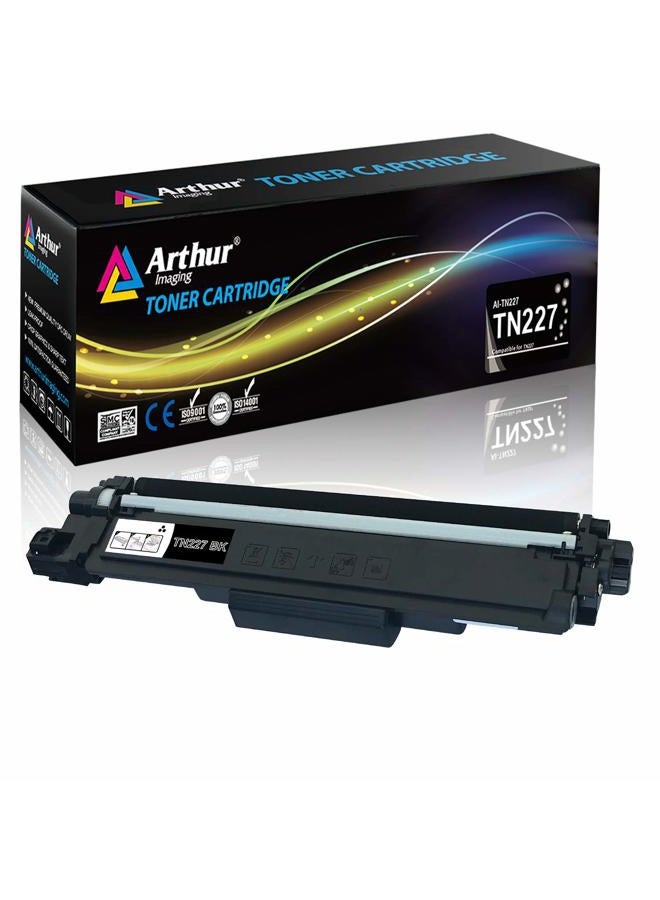 Arthur Imaging with CHIP Compatible Toner Cartridge Replacement For Brother Tn227 (Black, 1 Pack) (TN227BK) - Image 1