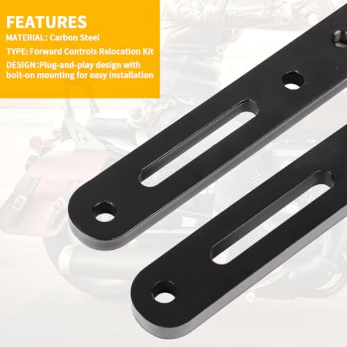WIKIBB For 2014-2024 Yamaha XVS 950 Bolt and R-Spec Forward Controls Relocation Kits by 150 mm (6") - Image 3