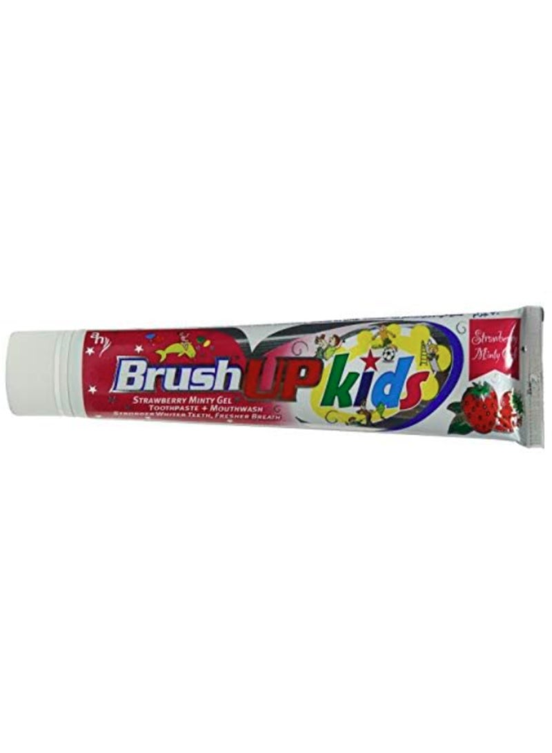 Brush Up Strawberry Mint Gel Toothpaste - 70 gm