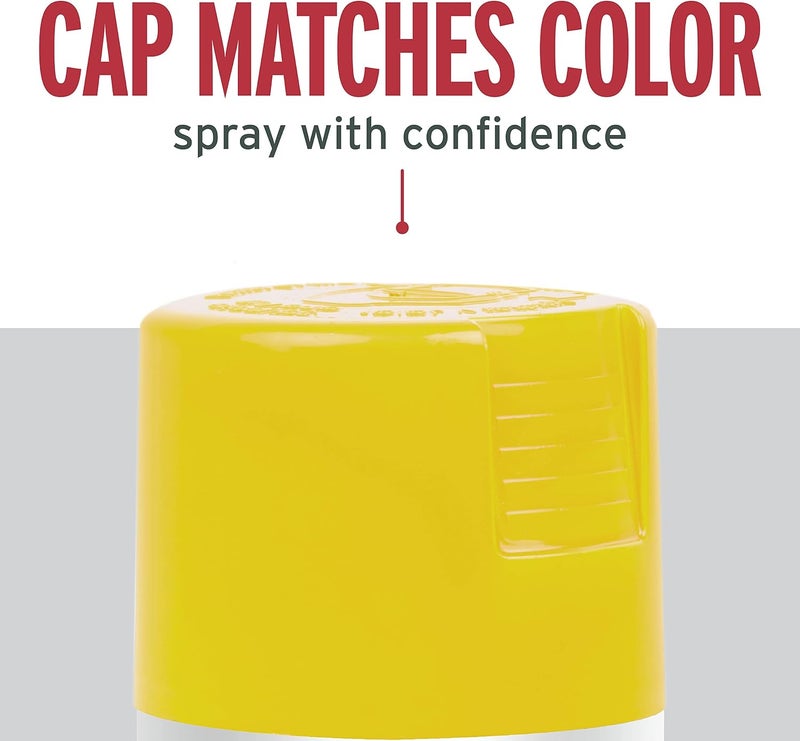 Rust-Oleum 365144 Stops Rust Spray Paint, 12 Oz, Satin Citrus Yellow - Image 5